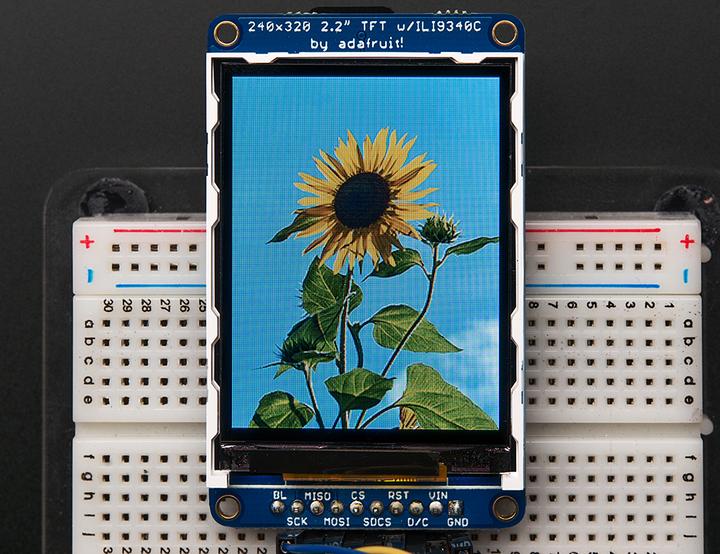 Produktbild Adafruit 2.2" 18-bit color TFT LCD with microSD ILI9340 (Diverse)