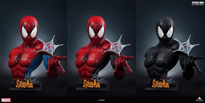 Image du produit Queen Studios Marvel Comics "Spider-Man Black" 1/1 Buste Lifesize