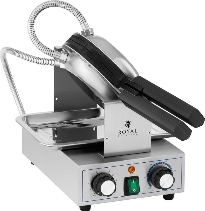 Produktbild Royal Catering Bubble Waffeleisen Waffeln Maker Waffle Eierwaffeln Kuchen 1.400 Watt 50 - 250°C