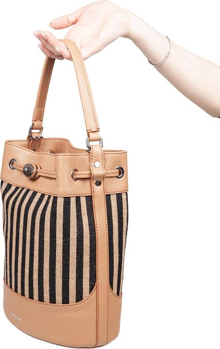 Image du produit Zanellato bucket bag monda wicker s color leather