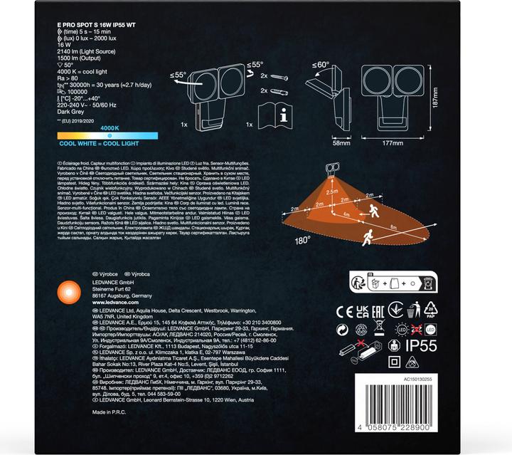 Immagine prodotto Ledvance Endura Pro Spot (1500 lm, IP55)