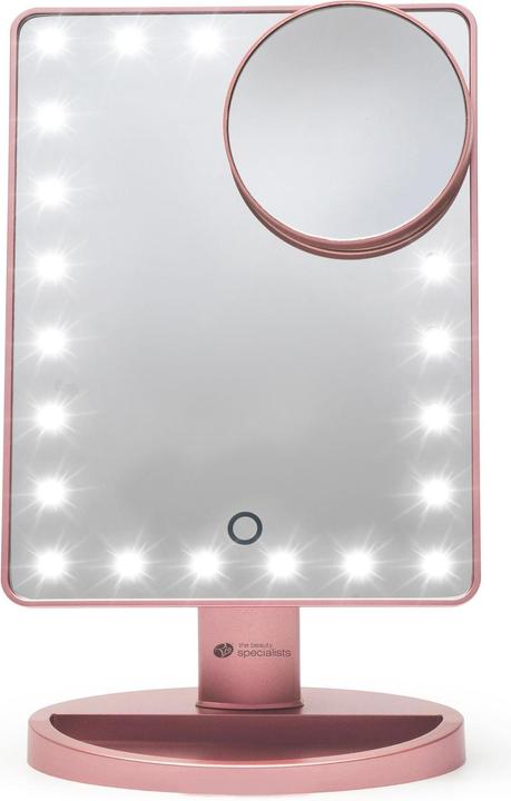 Actual product image Rio Cosmetic Mirror 24 LED Touch Rose Gold (17 x 5.5 x 22 cm)