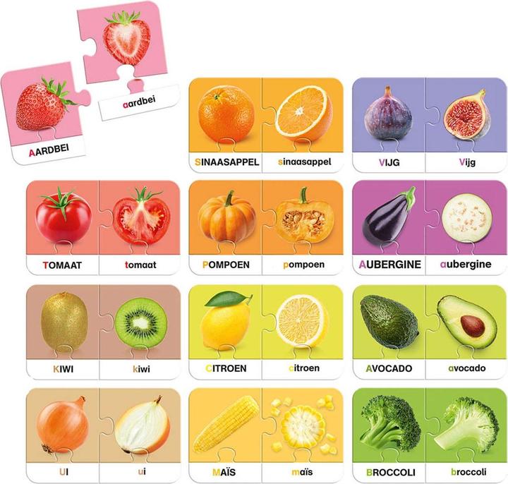 Produktbild Jumbo Ich lerne Obst & Gemüse (Englisch, Deutsch, Niederländisch)