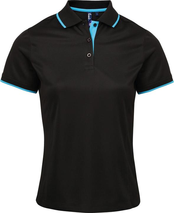 Premier Kontrast CoolKaro Polo Shirt