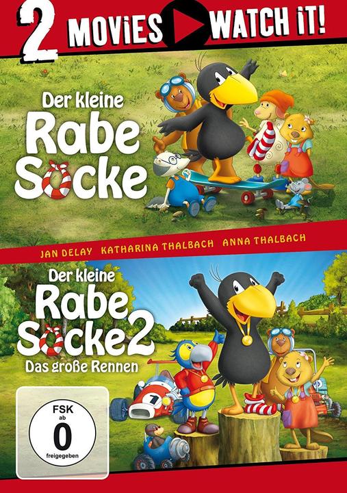 Produktbild Der kleine Rabe Socke & Der kleine Rabe Socke 2 - Das grosse Rennen (DVD, 2016, Deutsch)