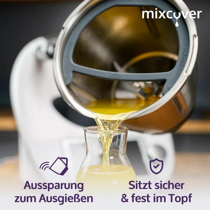 Image du produit Mixcover Support de couvercle et aide à la raclette compatibles avec Thermomix TM6 TM5 TM31