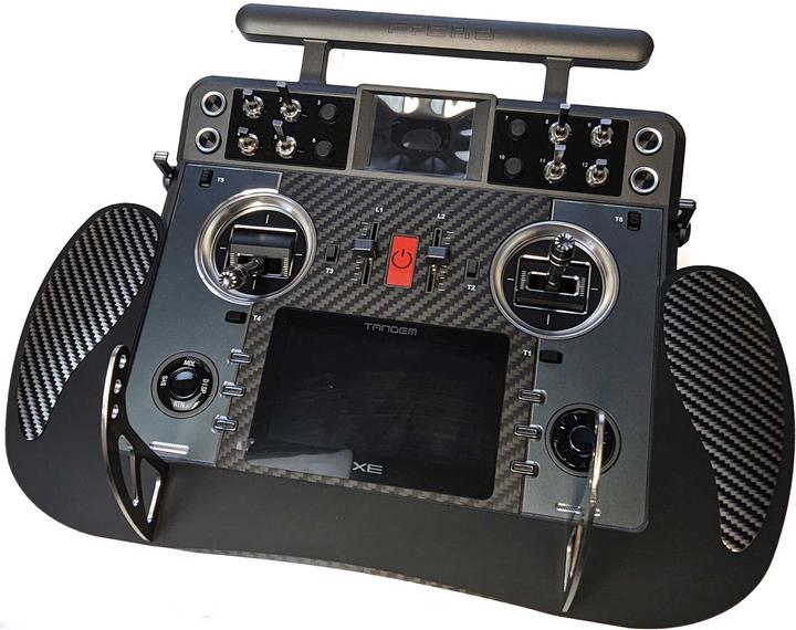 AHLtec Senderpult FrSky Tandem XE Black mit Standard Senderpultbügel, ohne Handauflage