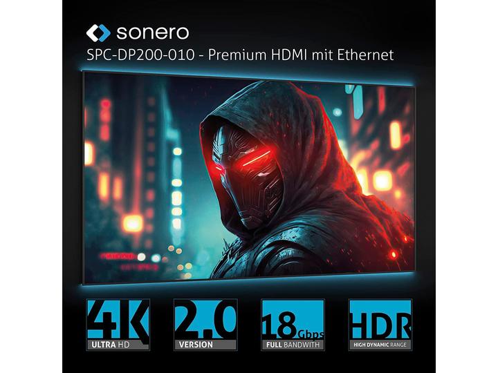 Immagine prodotto Sonero HDMI – DisplayPort (3 m, DisplayPort, HDMI)