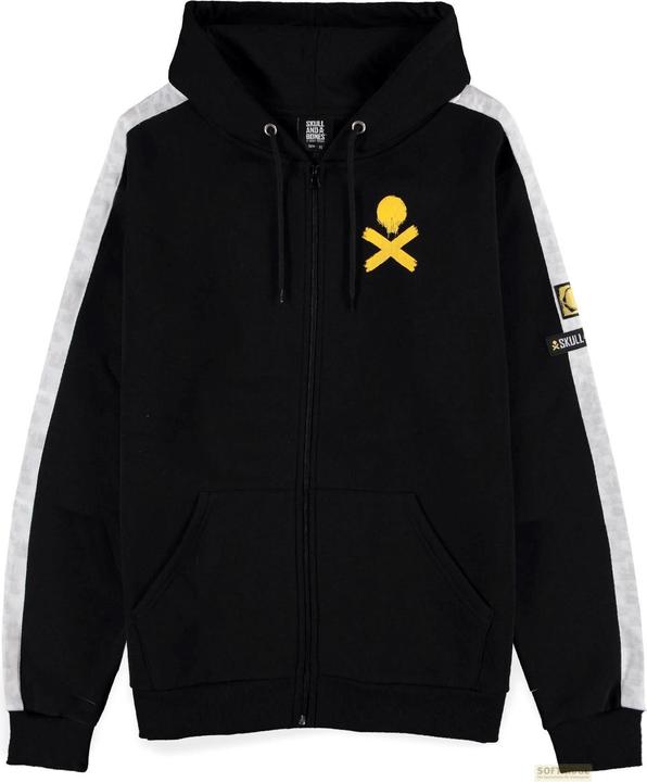 Difuzed Skull and Bones Sweater à capuche Pirates Cross (L) (L)