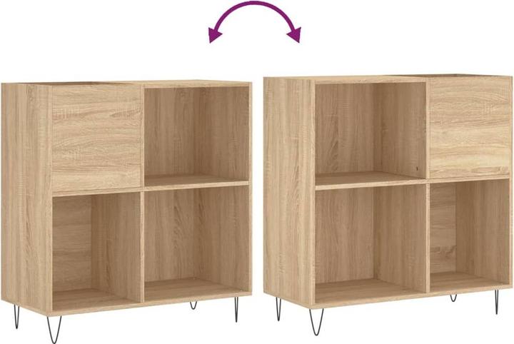 Immagine prodotto VidaXL Plattenschrank Sonoma-Eiche 84,5x38x89 cm Holzwerkstoff