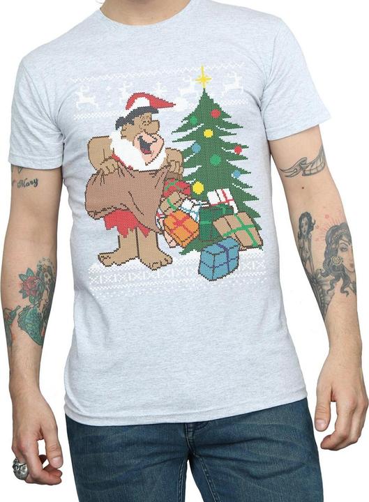 Produktbild The Flintstones Christmas Fair Isle TShirt (M)