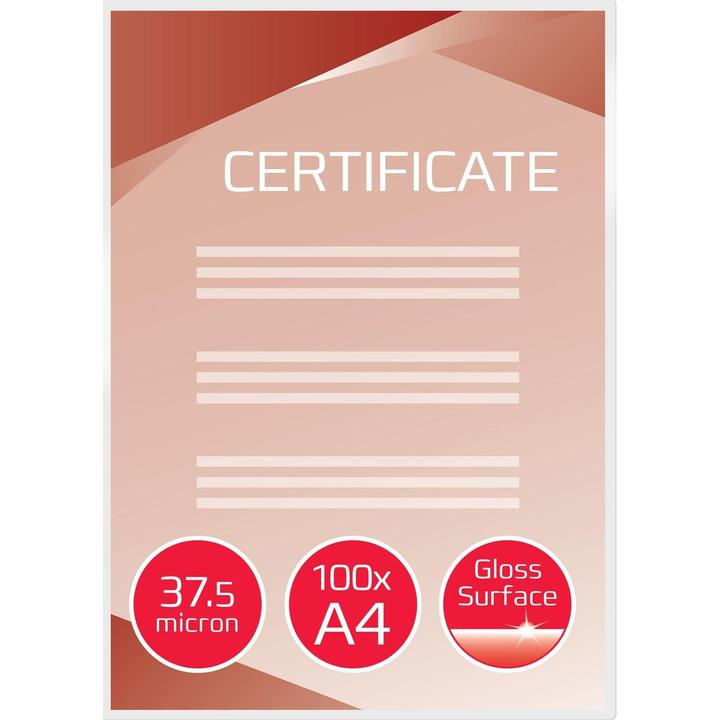 Produktbild GBC DOCUMENT POUCH - Heisslaminier-Folientaschen (A4, 200 Stück, 75 µm)