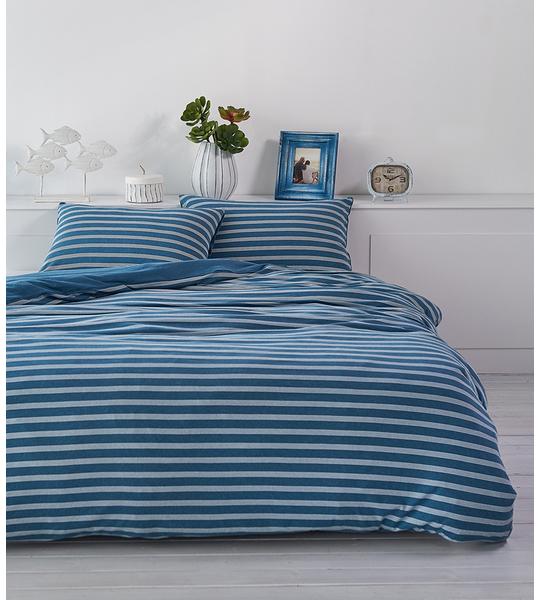 Actual product image Living Home Melange Jersey Double Face (Bedding set, 135 x 200 cm, 80 x 80 cm)