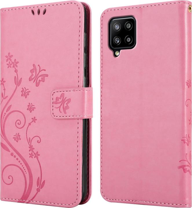 Actual product image Cadorabo Flower Book Cover (Samsung Galaxy M42 5G, Samsung Galaxy A42 5G)