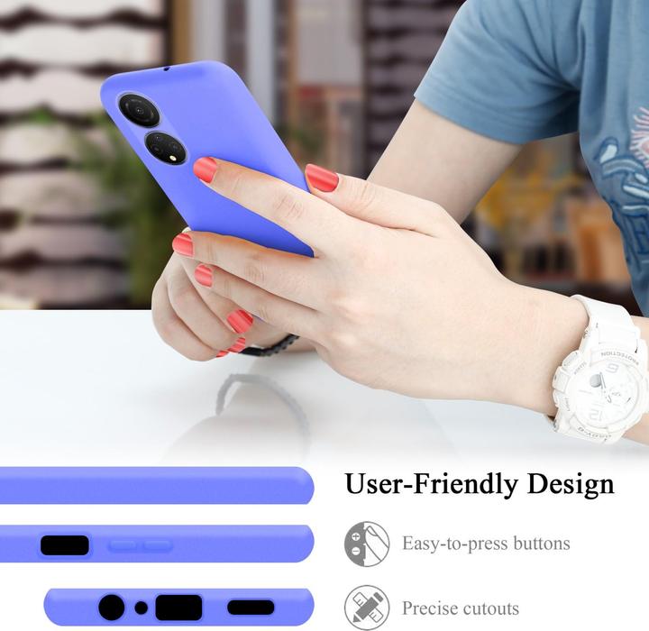 Productafbeelding Cadorabo TPU Liquid Silicone Hoesje voor Honor X7 (Honor X7)