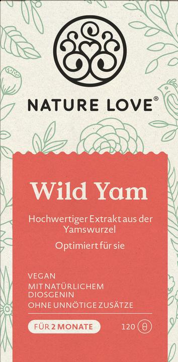 Produktbild Nature Love Wild Yam (120 Stück, Kapseln, 64 g)