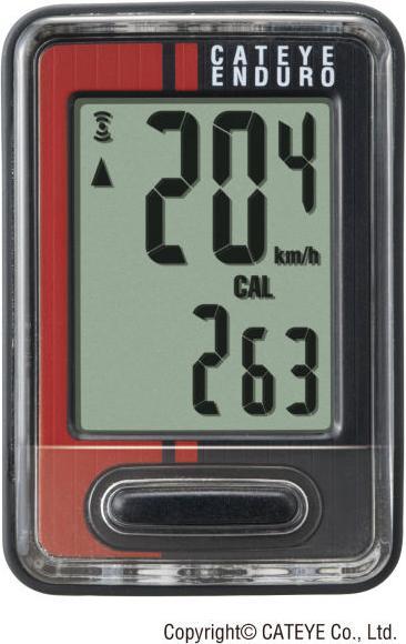 CatEye Enduro CC-ED400 Fahrradcomputer schwarz/rot