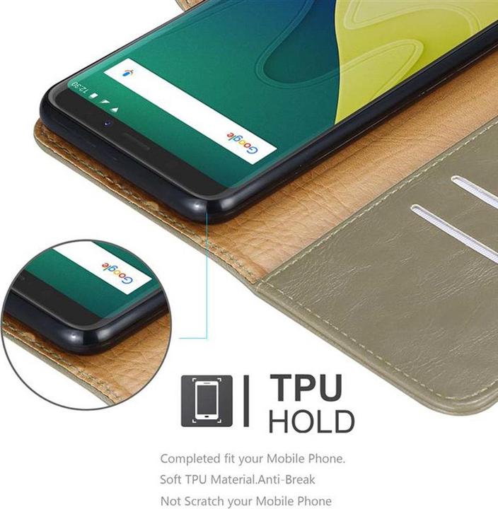 Actual product image Cadorabo Book Luxury Cover (Wiko View XL)