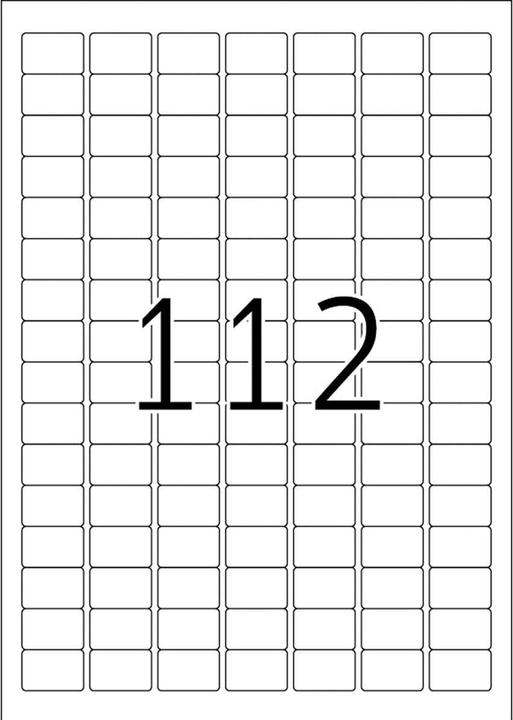 Actual product image Herma Power labels A4