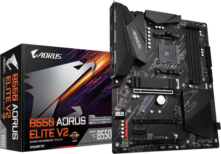 Gigabyte B550 AORUS Elite V2 (AM4, AMD B550, ATX)