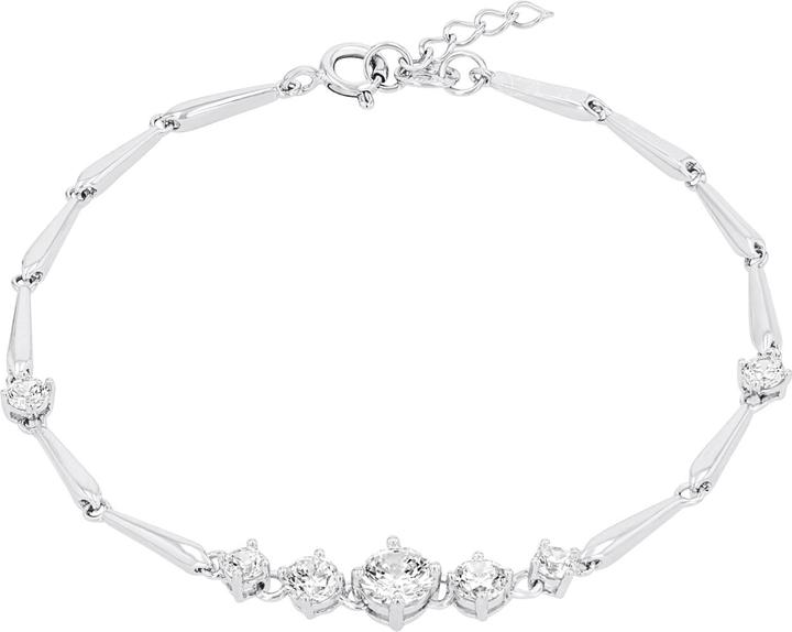 Immagine prodotto Amor Armschmuck für Damen, 925 Sterling Silber, Zirkonia synth. (19 cm, Argento 925)