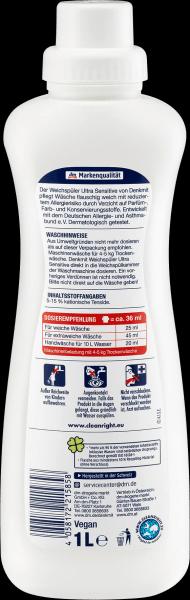 Produktbild dm Denkmit Ultra Sensitive (40 Waschgänge, Flüssig)