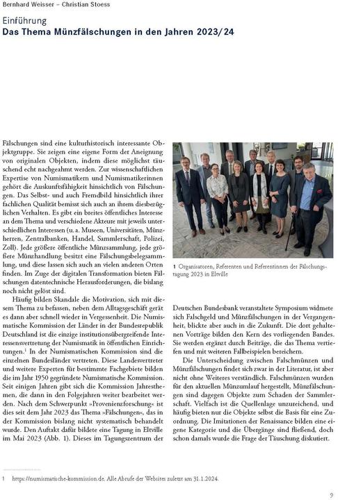 Produktbild Falschgeld und Münzfälschungen (Deutsch, Münzkabinett Staatliche Museen zu Berlin, Bernhard Weisser, Christian Stoess, Burkhard Balz, 2024)