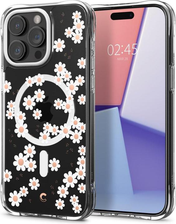 Cyrill Cecile MAG iPhone 15 Pro 6.1" Magsafe white daisy ACS06759 (Apple iPhone 15 Pro)