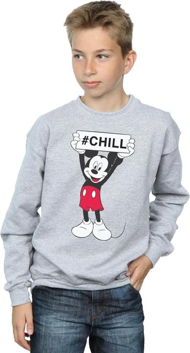 Actual product image Disney Boys Mickey Mouse Chill Sweatshirt (128)