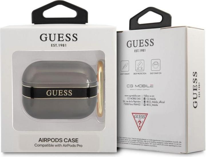 Productafbeelding Guess GUAPHTSK AirPods Pro hoesje zwart (Hoofdtelefoon hoes)