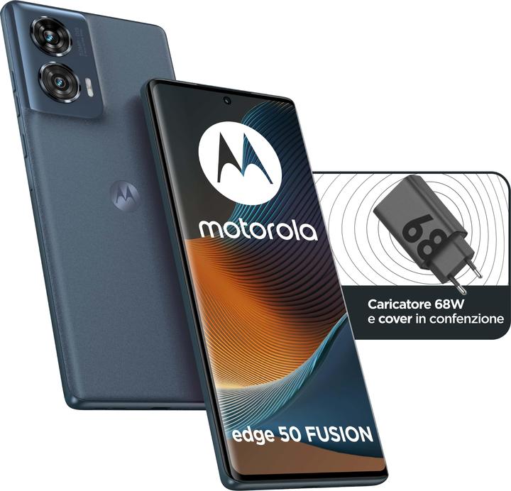 Productafbeelding Motorola Edge 50 Fusion (256 GB, Bosblauw, 6.70", SIM + eSIM, 50 Mpx, 5G)