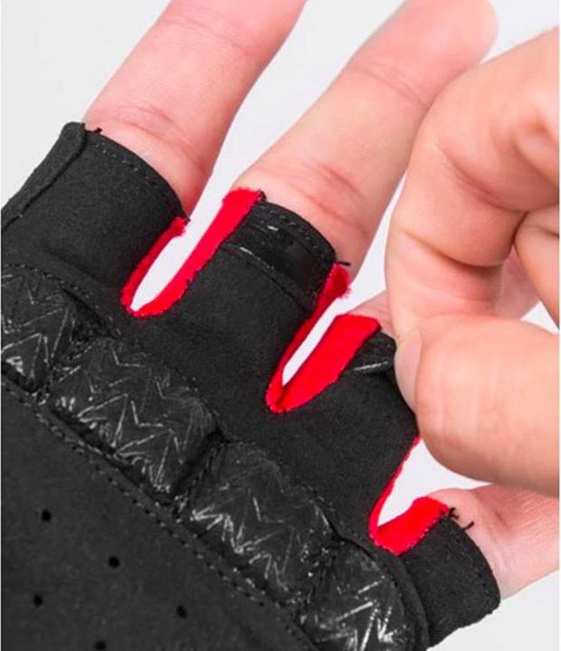 Image du produit Rockbros S169BR M gants de cyclisme avec inserts en gel - noir et rouge (M)