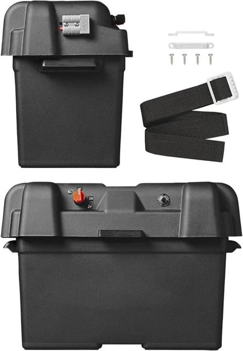 Produktbild ProPlus Batteriebox 35x18x23cm 2x USB - 1x 12V Steckdose - Voltmeter - 2x Anderson Stecker