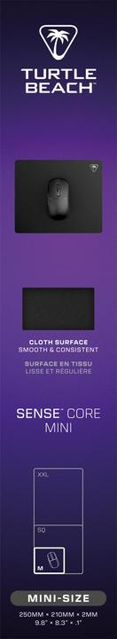 Produktbild Turtle Beach Sense Core Mini Gaming-Mauspad schwarz (XS)