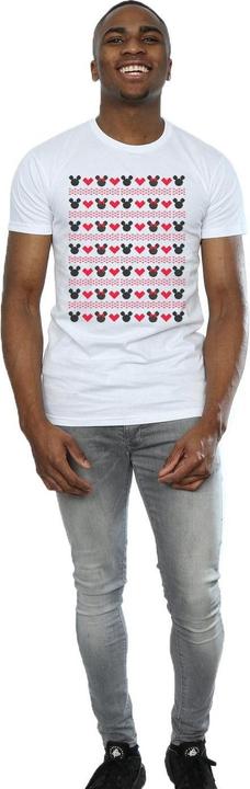 Image du produit Disney - T-shirt MICKEY AND MINNIE CHRISTMAS HEARTS - Homme (XL)