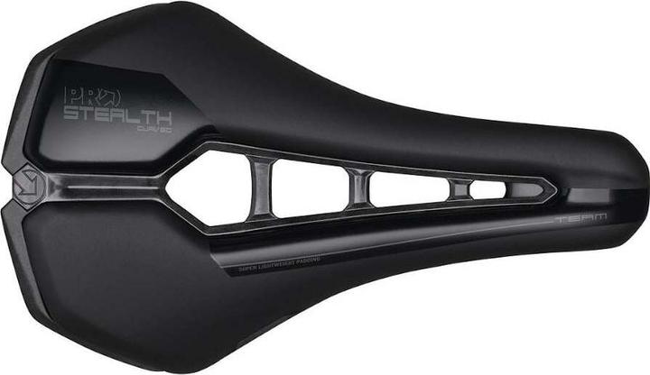 Actual product image PRO Saddle Stealth Curved Team with opening 152mm black