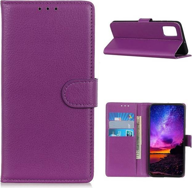 Actual product image MU Classic Litchi Leather Bookcover Series (OnePlus 9)