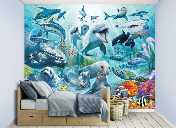 Produktbild Walltastic Under havet / Under the Sea tapet 243 x 305 cm