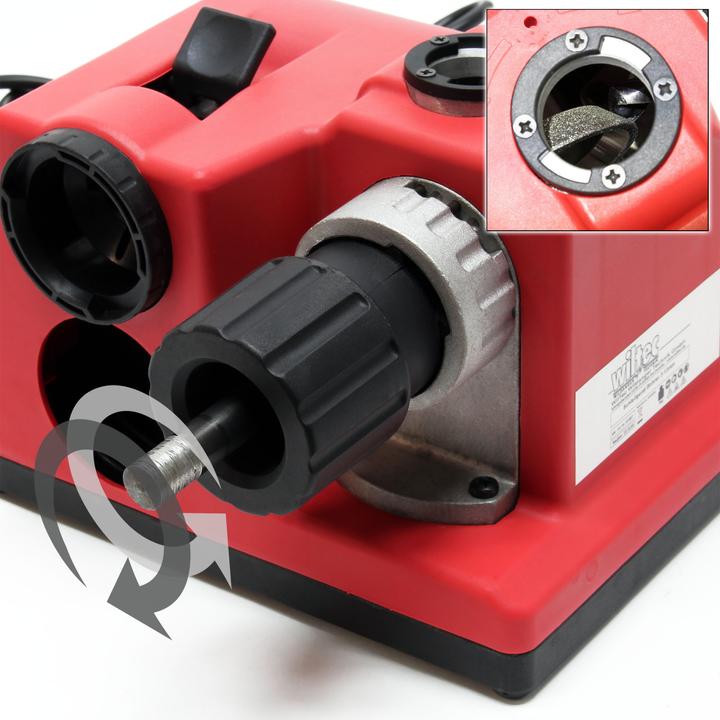 Image du produit Wiltec Affûteuse de Foret 3-13mm Appareil de ponçage 4200tr./min Mèche Foret à métaux 80W Aiguiseuse (80 W)
