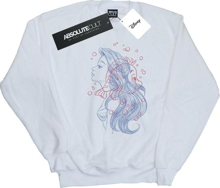 Disney Ariel Flounder Sketch Sweatshirt Mädchen