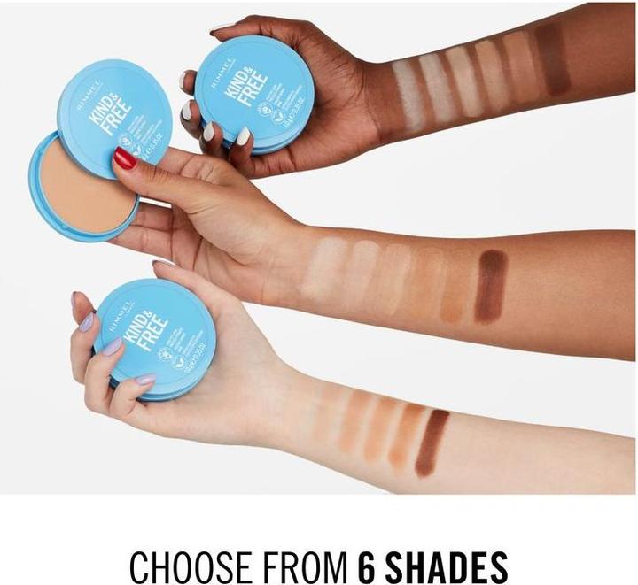 Immagine prodotto Rimmel London Cipria pressata dall'aspetto sano Kind & Free (40 tonnellate)