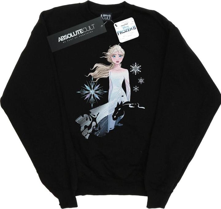 Actual product image Disney Womens/Ladies Frozen 2 Elsa Nokk Silhouette Sweatshirt (S)