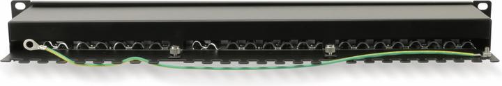 Produktbild Red4Power CAT.6a Patchpanel, 24-Port, LSA, 19 schwarz, R4-N119S