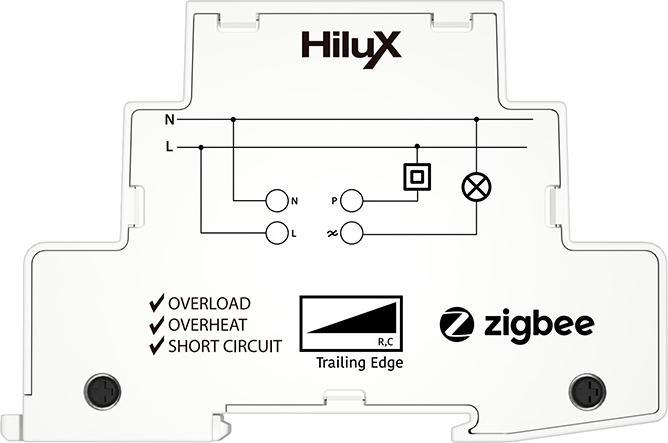 Actual product image HiluX Zigbee DIN rail dimmer - 250w