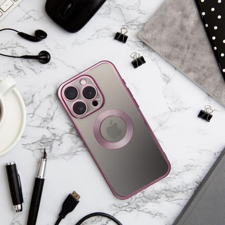 Produktbild OEM Back panel cover Case GLAM for IPHONE 16 rose pink (Apple iPhone 16)