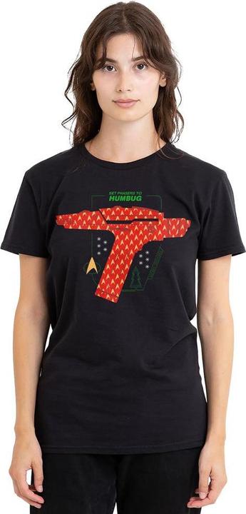 Produktbild Star Trek: The Original Series Phaser Set To Humbug TShirt weihnachtliches Design (S)