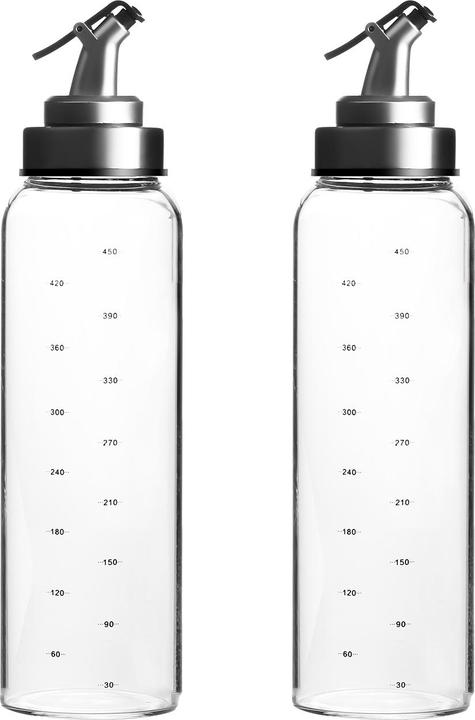 Actual product image Intirilife 2-piece set vinegar and oil bottles (450 ml)