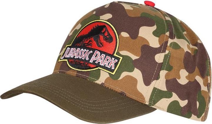 Actual product image Jurassic Park Camo Logo Baseball Cap (One size)