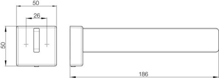 Produktbild Emco Reserverollenhalter Cue chrom 320500100