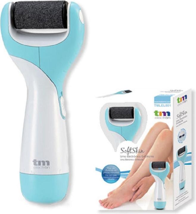 Actual product image TM Electron Lima Electronica Exfoliating Pedicure Device That Removes Dead Skin Blue